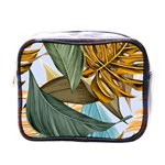 Monstera Palm Leaves Plants Mini Toiletries Bag (One Side)