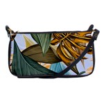 Monstera Palm Leaves Plants Shoulder Clutch Bag