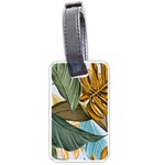 Monstera Palm Leaves Plants Luggage Tag (one side)