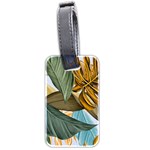 Monstera Palm Leaves Plants Luggage Tag (two sides)