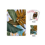 Monstera Palm Leaves Plants Playing Cards Single Design (Mini)