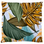 Monstera Palm Leaves Plants Large Cushion Case (One Side)