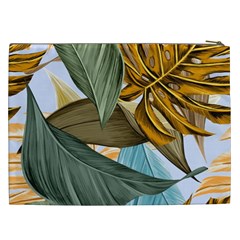 Monstera Palm Leaves Plants Cosmetic Bag (XXL) from ArtsNow.com Back