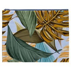 Monstera Palm Leaves Plants Cosmetic Bag (XXXL) from ArtsNow.com Front