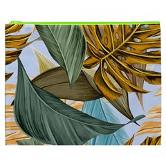 Monstera Palm Leaves Plants Cosmetic Bag (XXXL) from ArtsNow.com Front