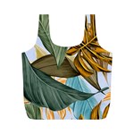 Monstera Palm Leaves Plants Full Print Recycle Bag (M)