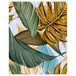 Monstera Palm Leaves Plants Drawstring Bag (Small)