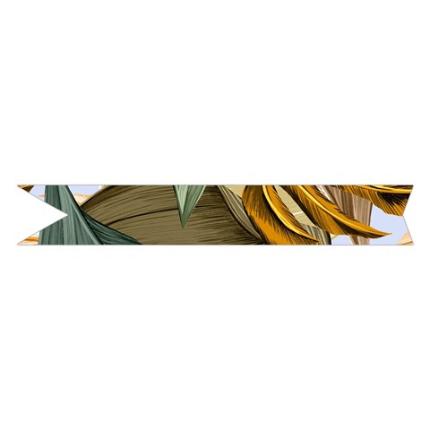 Monstera Palm Leaves Plants Midi Wrap Pencil Skirt from ArtsNow.com Hem