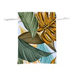 Monstera Palm Leaves Plants Lightweight Drawstring Pouch (S)