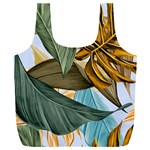 Monstera Palm Leaves Plants Full Print Recycle Bag (XXL)