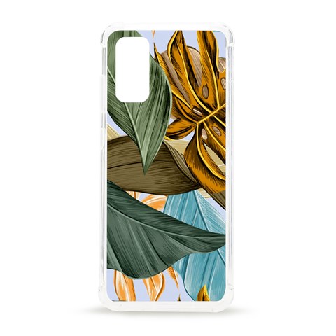 Monstera Palm Leaves Plants Samsung Galaxy S20 6.2 Inch TPU UV Case from ArtsNow.com Front