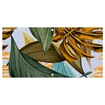 Monstera Palm Leaves Plants Banner and Sign 4  x 2 