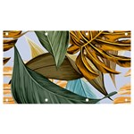 Monstera Palm Leaves Plants Banner and Sign 7  x 4 