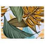 Monstera Palm Leaves Plants Premium Plush Fleece Blanket (Extra Small)