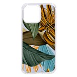 Monstera Palm Leaves Plants iPhone 14 Pro Max TPU UV Print Case