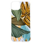 Monstera Palm Leaves Plants iPhone 15 TPU UV Print Case