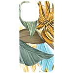 Monstera Palm Leaves Plants iPhone 15 Pro Max Black UV Print PC Hardshell Case