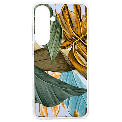 Monstera Palm Leaves Plants Samsung Galaxy S24 Ultra 6.9 Inch TPU UV Case from ArtsNow.com Front