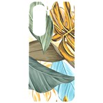 Monstera Palm Leaves Plants Samsung Galaxy S24 Plus 6.7 Inch Black TPU UV Case