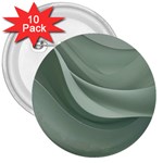 Silky Sage Abstract Elegant Print Design 3  Buttons (10 pack) 