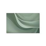 Silky Sage Abstract Elegant Print Design Sticker Rectangular (100 pack)