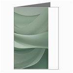 Silky Sage Abstract Elegant Print Design Greeting Card