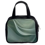 Silky Sage Abstract Elegant Print Design Classic Handbag (Two Sides)