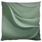 Silky Sage Abstract Elegant Print Design Large Cushion Case (Two Sides)