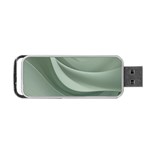 Silky Sage Abstract Elegant Print Design Portable USB Flash (Two Sides)