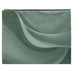 Silky Sage Abstract Elegant Print Design Cosmetic Bag (XXXL)