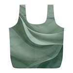 Silky Sage Abstract Elegant Print Design Full Print Recycle Bag (L)