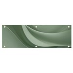 Silky Sage Abstract Elegant Print Design Banner and Sign 6  x 2 