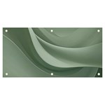 Silky Sage Abstract Elegant Print Design Banner and Sign 6  x 3 