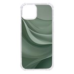 Silky Sage Abstract Elegant Print Design iPhone 14 TPU UV Print Case