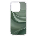 Silky Sage Abstract Elegant Print Design iPhone 14 Pro TPU UV Print Case