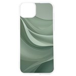 Silky Sage Abstract Elegant Print Design iPhone 15 TPU UV Print Case