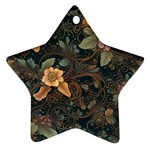 Floral Seamless Pattern Decorative Ornament (Star)