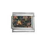 Floral Seamless Pattern Decorative Italian Charm (9mm)