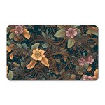 Floral Seamless Pattern Decorative Magnet (Rectangular)