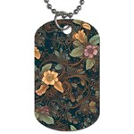 Floral Seamless Pattern Decorative Dog Tag (Two Sides)