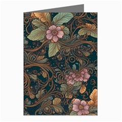 Floral Seamless Pattern Decorative Greeting Cards (Pkg of 8) from ArtsNow.com Left