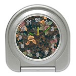 Floral Seamless Pattern Decorative Travel Alarm Clock