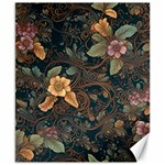 Floral Seamless Pattern Decorative Canvas 8  x 10 