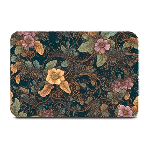 Floral Seamless Pattern Decorative Plate Mats from ArtsNow.com 18 x12  Plate Mat