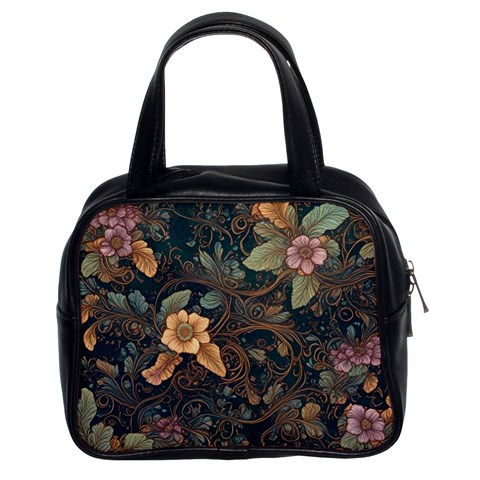 Floral Seamless Pattern Decorative Classic Handbag (Two Sides) from ArtsNow.com Front