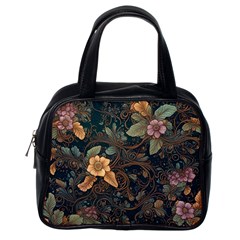 Floral Seamless Pattern Decorative Classic Handbag (Two Sides) from ArtsNow.com Back