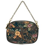 Floral Seamless Pattern Decorative Chain Purse (One Side)