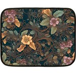 Floral Seamless Pattern Decorative Fleece Blanket (Mini)