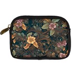 Floral Seamless Pattern Decorative Digital Camera Leather Case