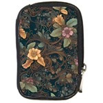 Floral Seamless Pattern Decorative Compact Camera Leather Case